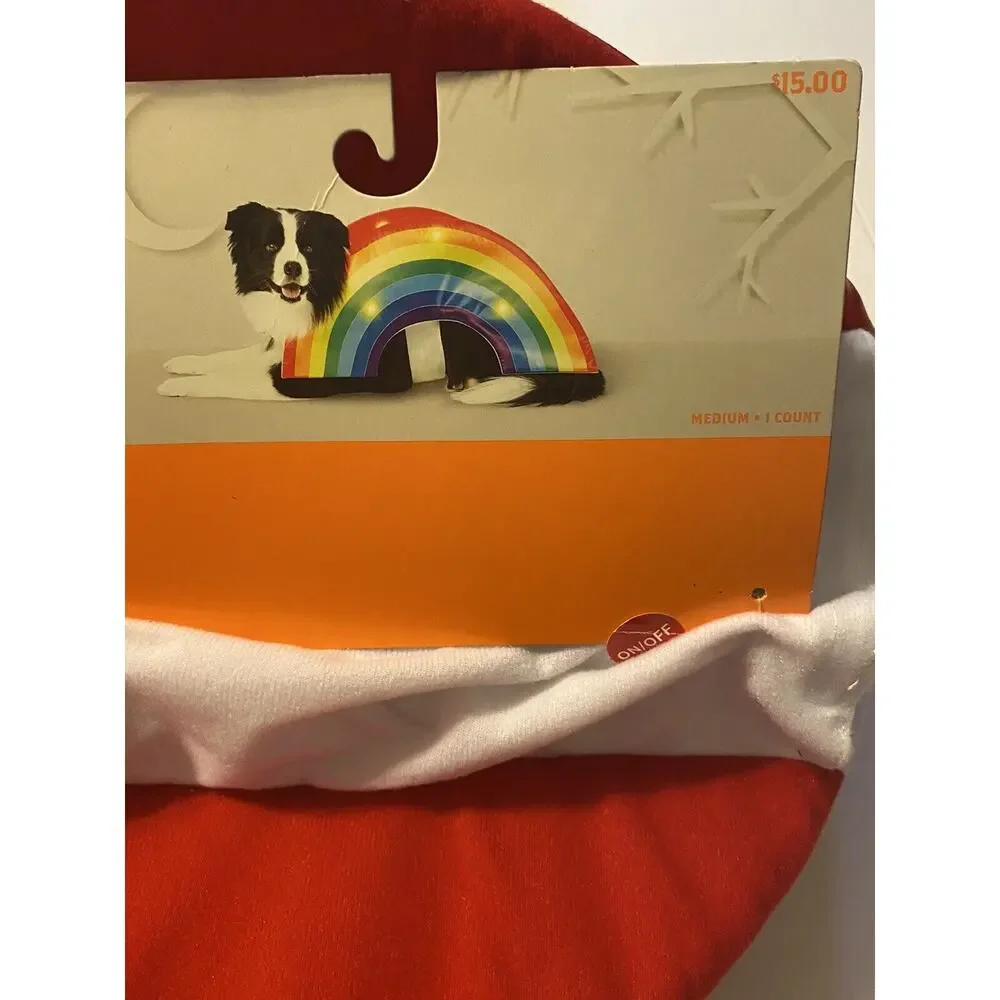 Hyde & EEK! Boutique LED Rainbow Soft Brights Dog and Cat Costume - Medium